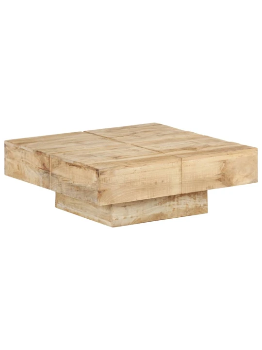 Konferenční stolek 80 x 80 x 28 cm masivní mangovníkové dřevo