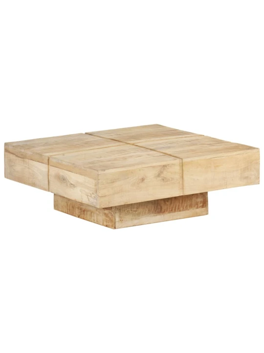 Konferenční stolek 80 x 80 x 28 cm masivní mangovníkové dřevo