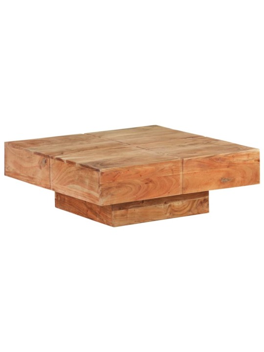 Konferenční stolek 80 x 80 x 28 cm masivní akáciové dřevo