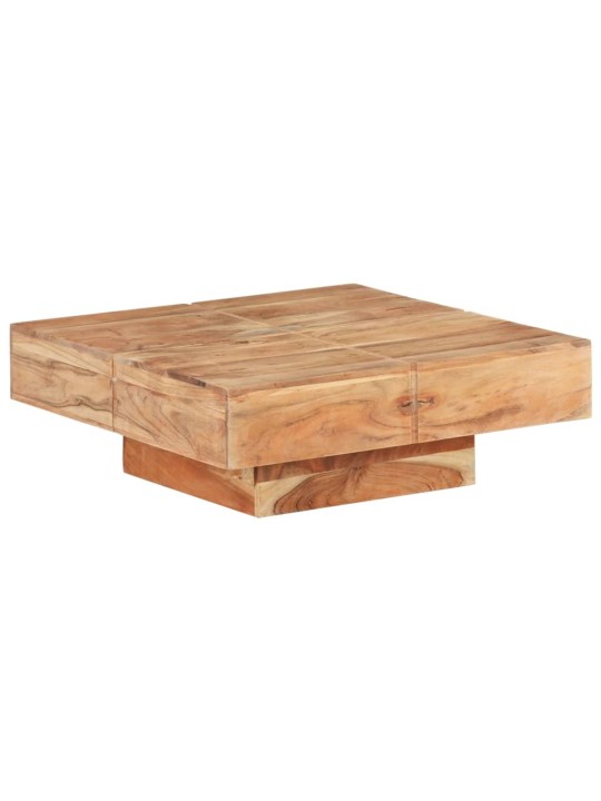 Konferenční stolek 80 x 80 x 28 cm masivní akáciové dřevo