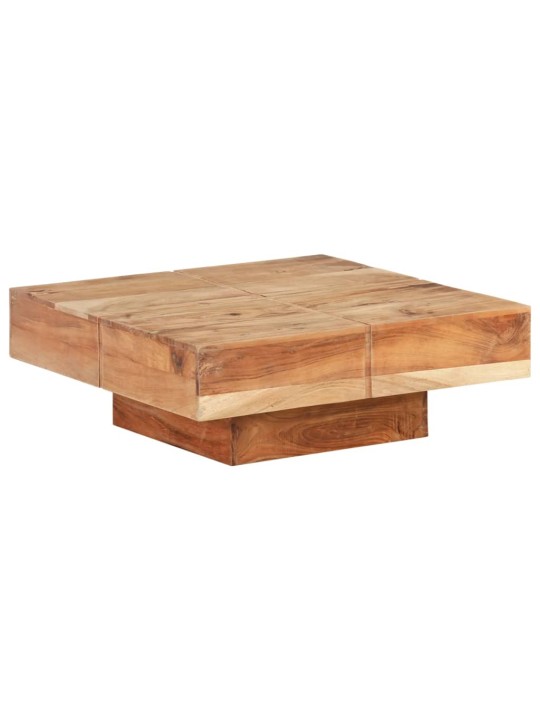 Konferenční stolek 80 x 80 x 28 cm masivní akáciové dřevo