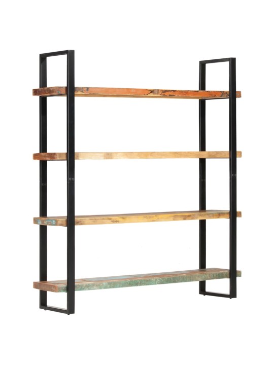 4patrová knihovna 160 x 40 x 180 cm masivní recyklované dřevo