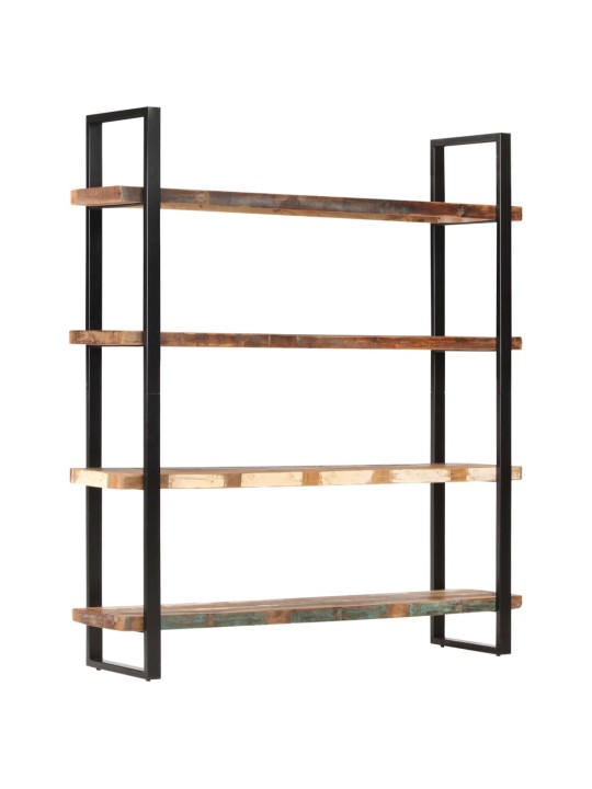 4patrová knihovna 160 x 40 x 180 cm masivní recyklované dřevo