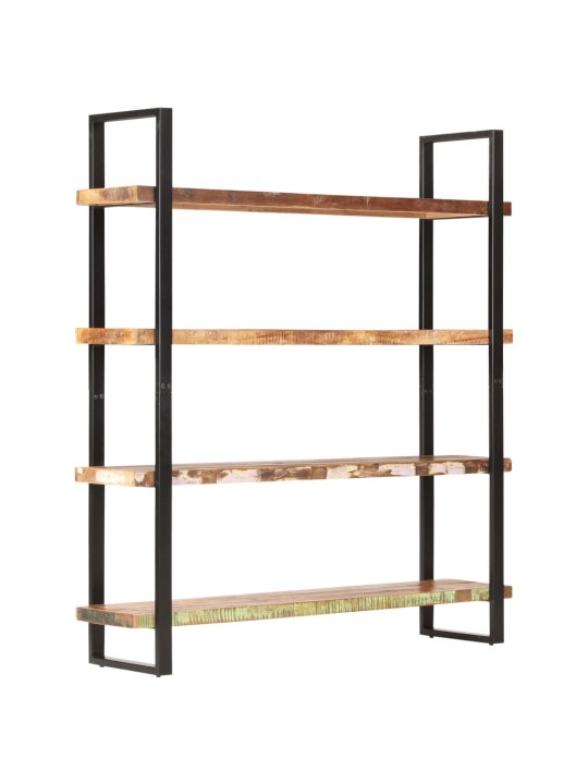 4patrová knihovna 160 x 40 x 180 cm masivní recyklované dřevo