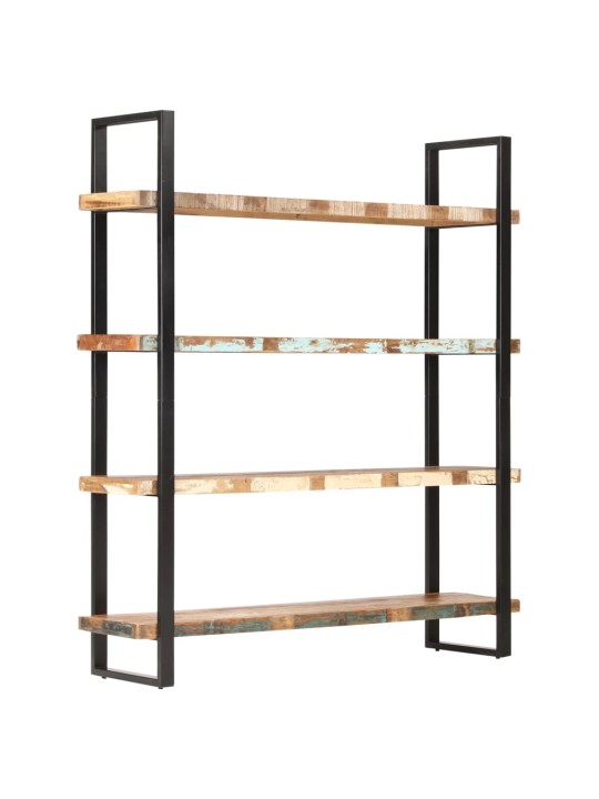 4patrová knihovna 160 x 40 x 180 cm masivní recyklované dřevo