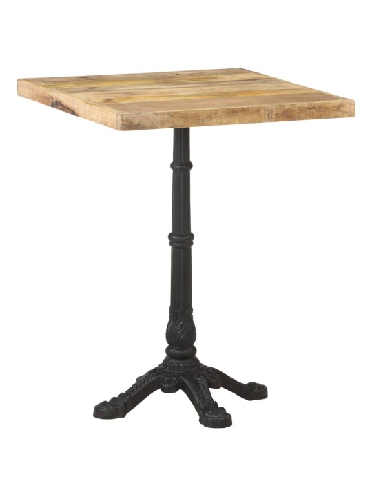 Bistro stolek 60 x 60 x 77 cm hrubé mangovníkové dřevo
