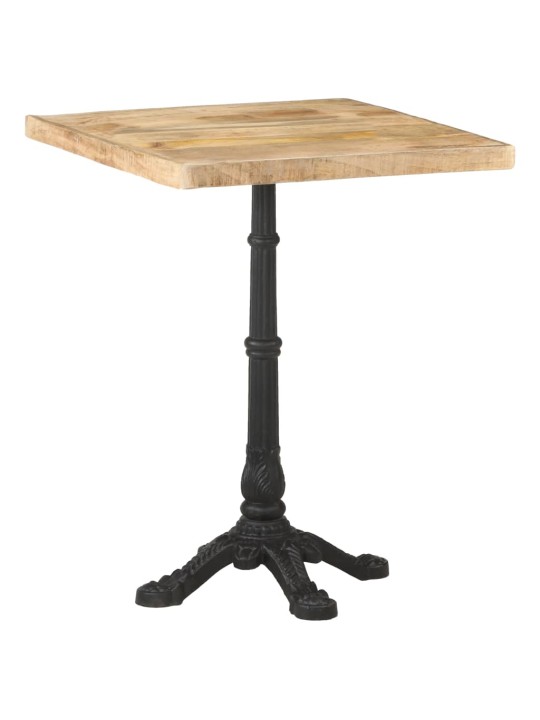 Bistro stolek 60 x 60 x 77 cm hrubé mangovníkové dřevo