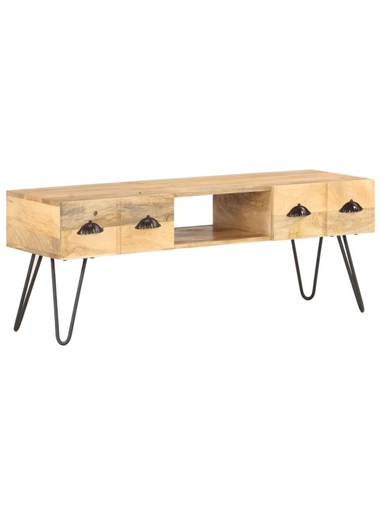 TV stolek 120 x 35 x 45 cm masivní mangovníkové dřevo