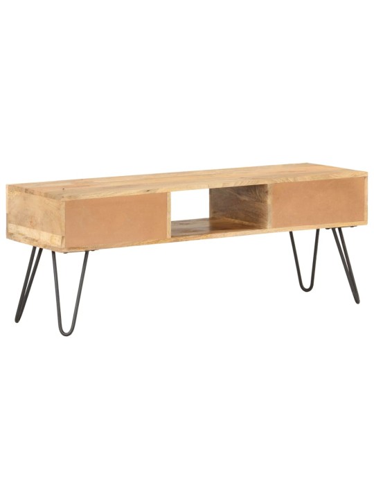 TV stolek 120 x 35 x 45 cm masivní mangovníkové dřevo
