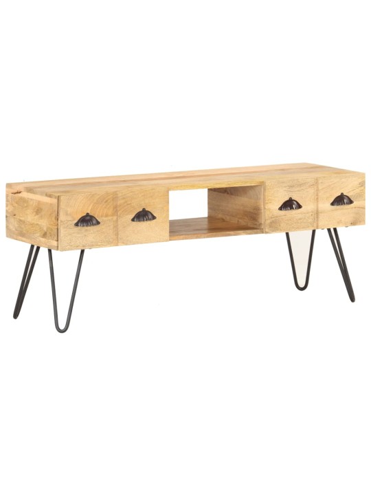 TV stolek 120 x 35 x 45 cm masivní mangovníkové dřevo