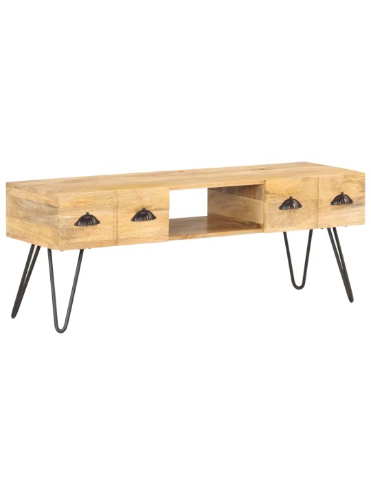 TV stolek 120 x 35 x 45 cm masivní mangovníkové dřevo
