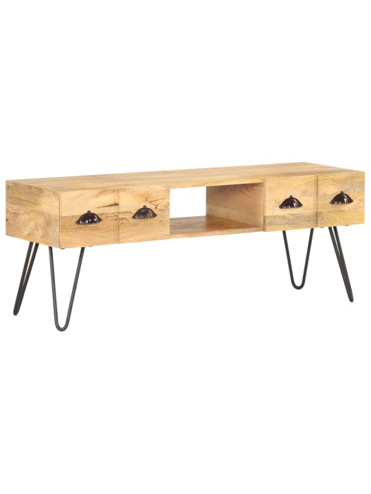 TV stolek 120 x 35 x 45 cm masivní mangovníkové dřevo