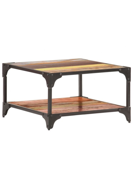 Konferenční stolek 60 x 60 x 35 cm masivní recyklované dřevo