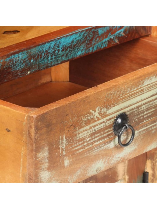 Komoda 45 x 32 x 110 cm masivní recyklované dřevo
