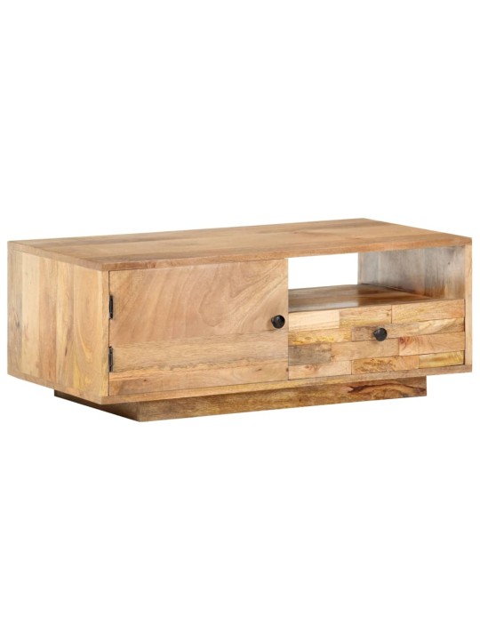 Konferenční stolek 90 x 50 x 35 cm masivní mangovníkové dřevo