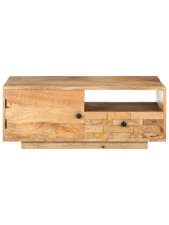 Konferenční stolek 90 x 50 x 35 cm masivní mangovníkové dřevo