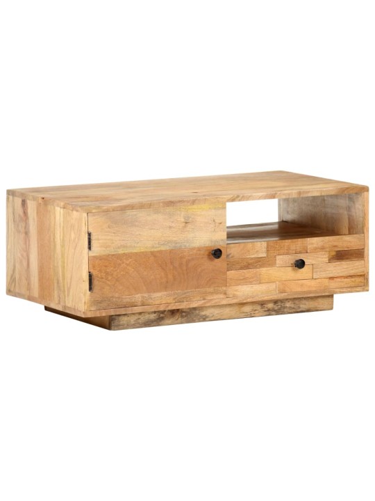 Konferenční stolek 90 x 50 x 35 cm masivní mangovníkové dřevo
