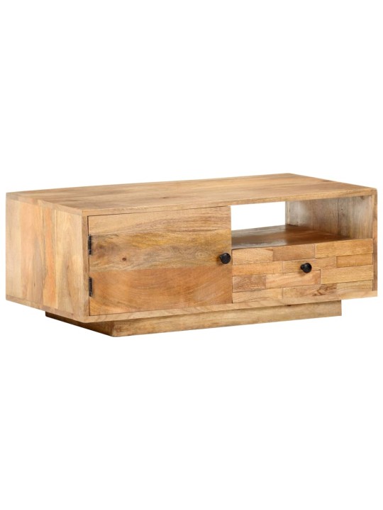 Konferenční stolek 90 x 50 x 35 cm masivní mangovníkové dřevo