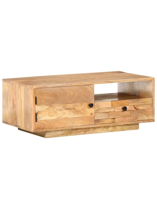 Konferenční stolek 90 x 50 x 35 cm masivní mangovníkové dřevo