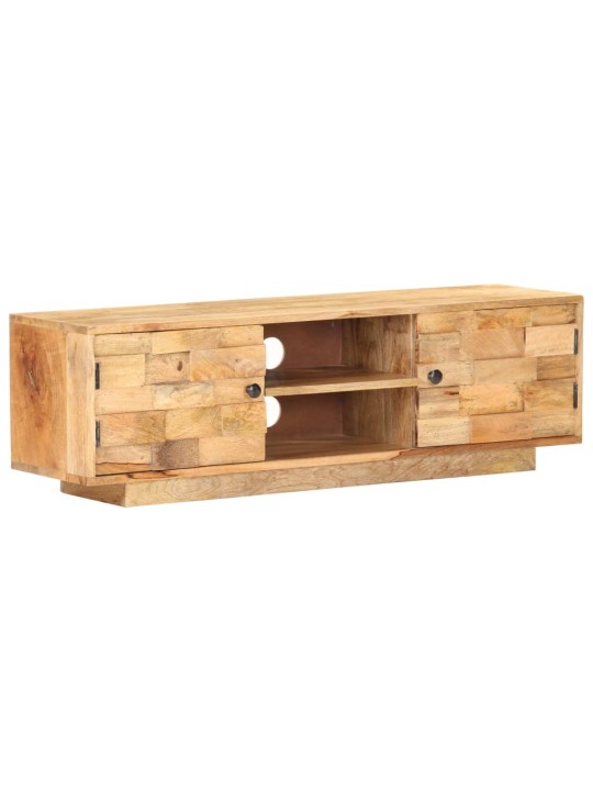 TV stolek 116 x 30 x 35 cm masivní mangovníkové dřevo
