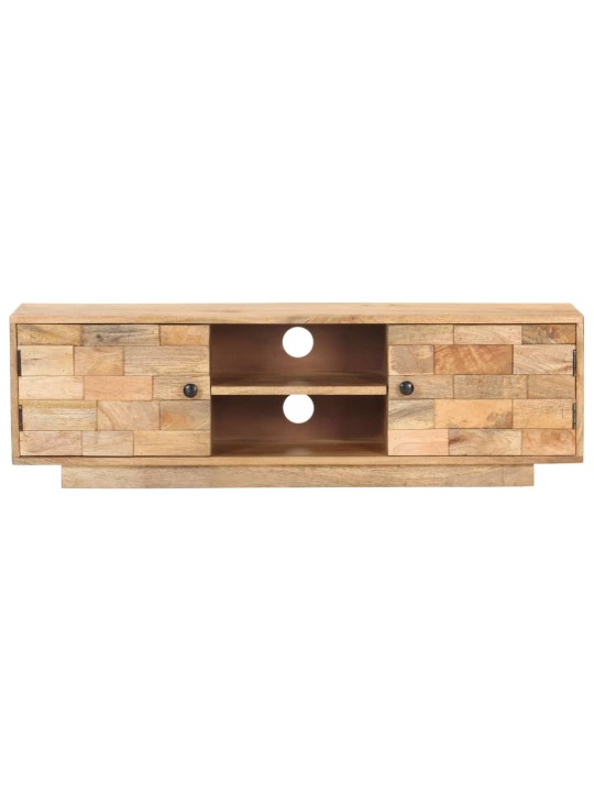 TV stolek 116 x 30 x 35 cm masivní mangovníkové dřevo