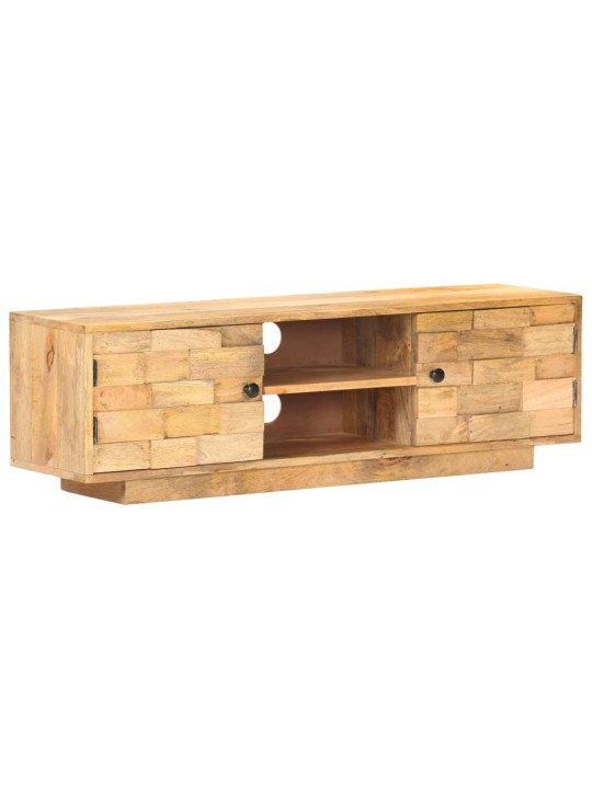 TV stolek 116 x 30 x 35 cm masivní mangovníkové dřevo