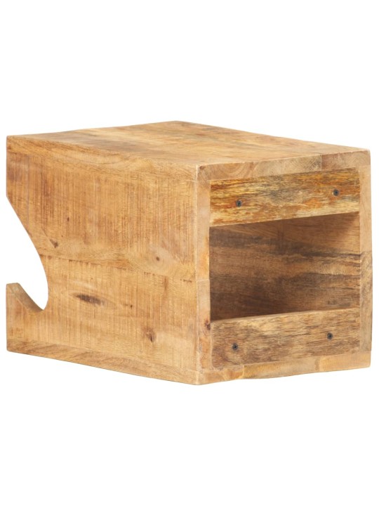 Nástěnný držák na kolo 35x25x25 cm masivní hrubý mangovník