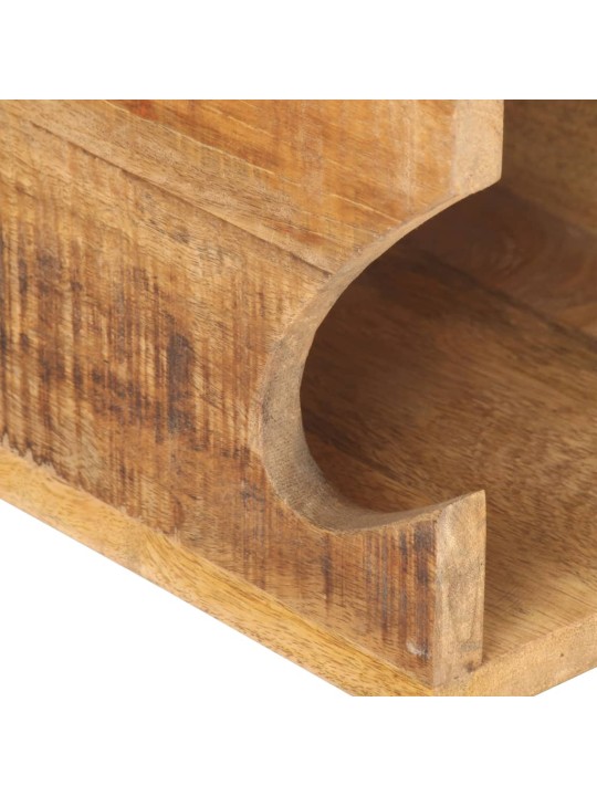 Nástěnný držák na kolo 35x25x25 cm masivní hrubý mangovník