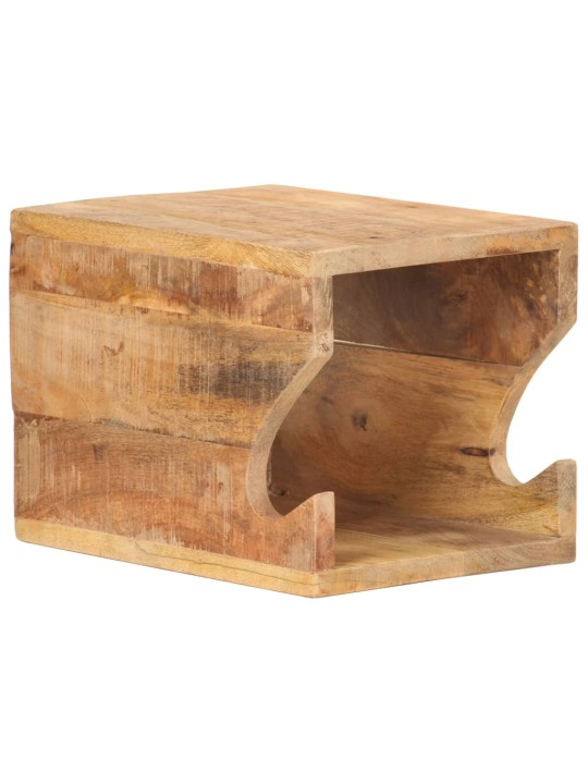 Nástěnný držák na kolo 35x25x25 cm masivní hrubý mangovník