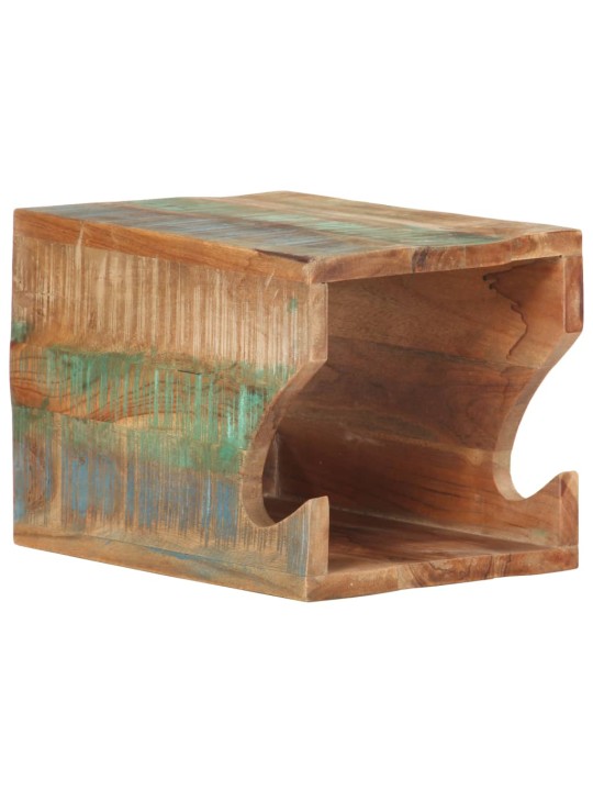 Nástěnný držák na kolo 35x25x25 cm masivní recyklované dřevo