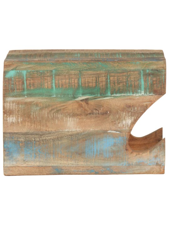 Nástěnný držák na kolo 35x25x25 cm masivní recyklované dřevo