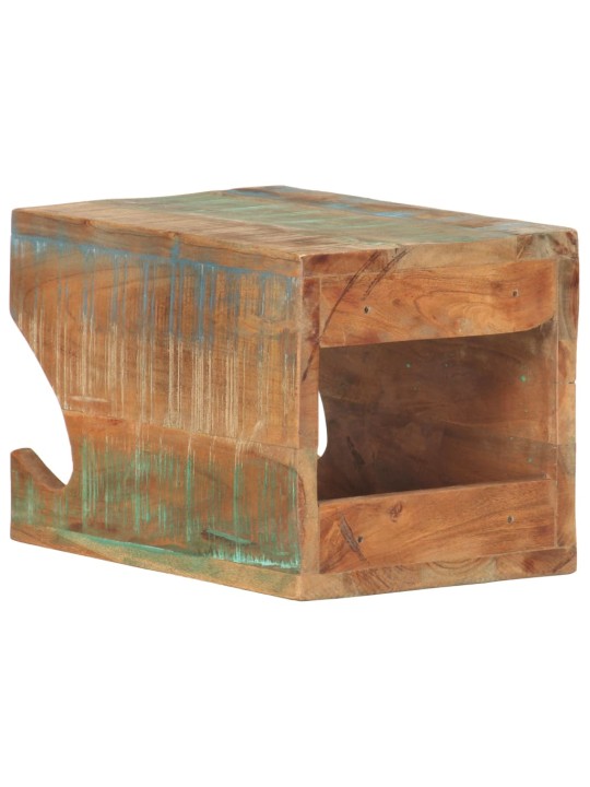 Nástěnný držák na kolo 35x25x25 cm masivní recyklované dřevo