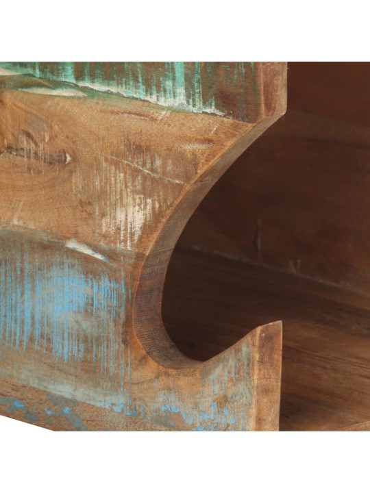 Nástěnný držák na kolo 35x25x25 cm masivní recyklované dřevo