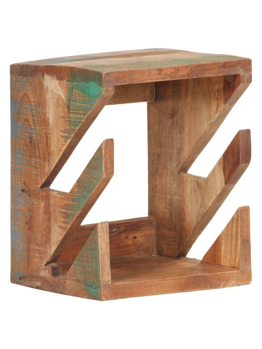 Nástěnný držák na skateboard 25 x 20 x 30 cm recyklované dřevo