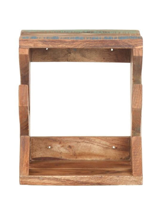 Nástěnný držák na skateboard 25 x 20 x 30 cm recyklované dřevo