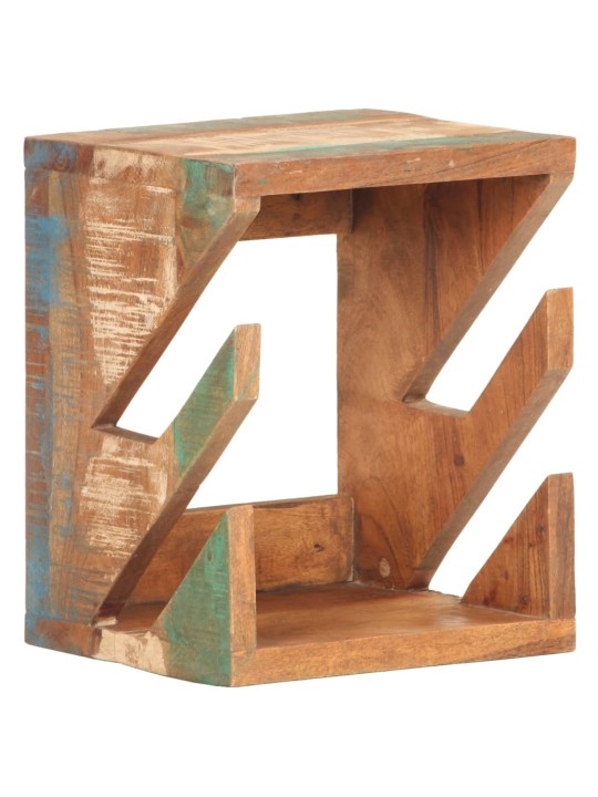 Nástěnný držák na skateboard 25 x 20 x 30 cm recyklované dřevo