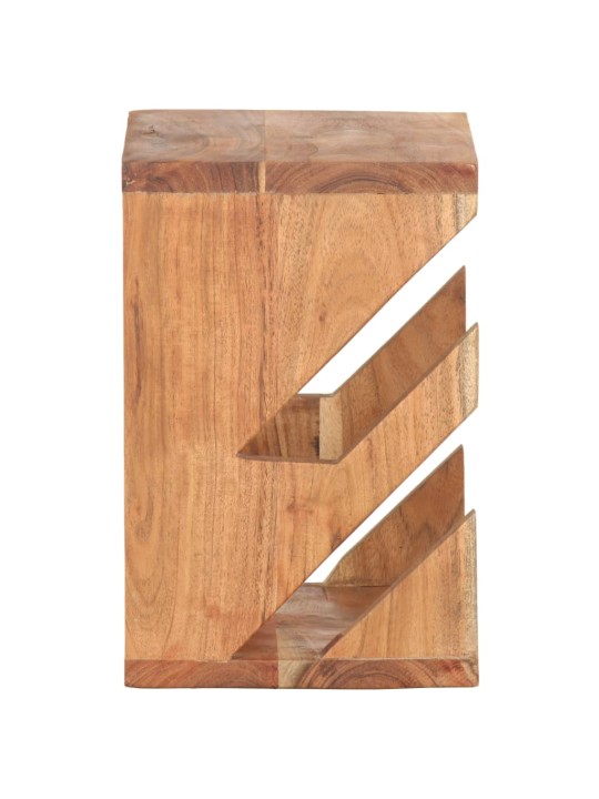 Nástěnný držák na skateboard 25x20x30 cm masivní akáciové dřevo