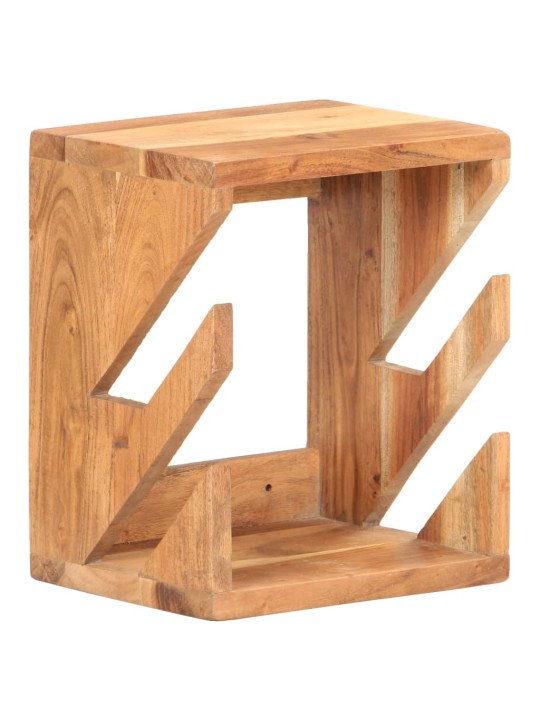 Nástěnný držák na skateboard 25x20x30 cm masivní akáciové dřevo