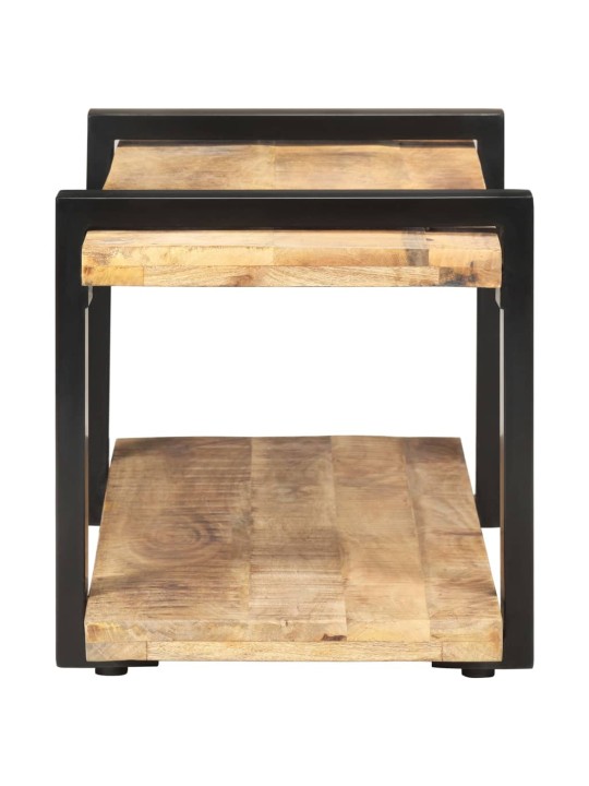 TV stolek 90 x 40 x 40 cm hrubé mangovníkové dřevo