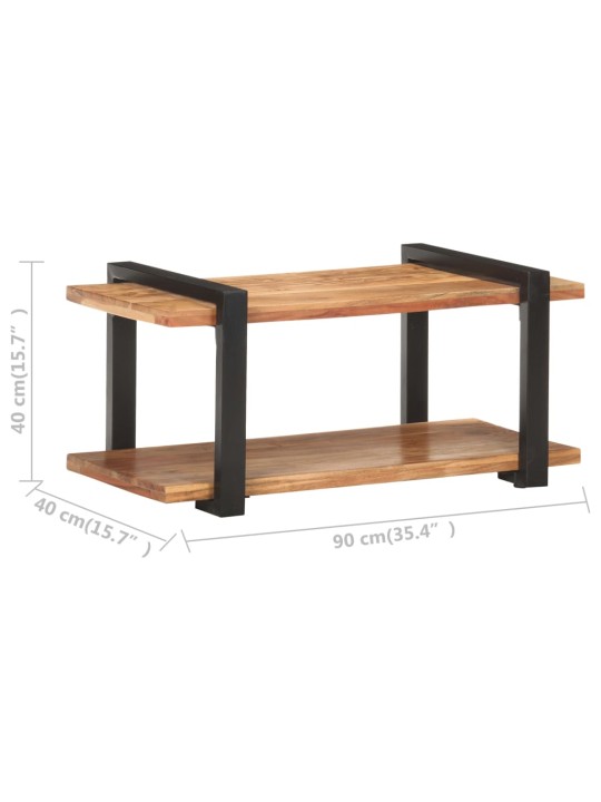 TV stolek 90 x 40 x 40 cm masivní akáciové dřevo