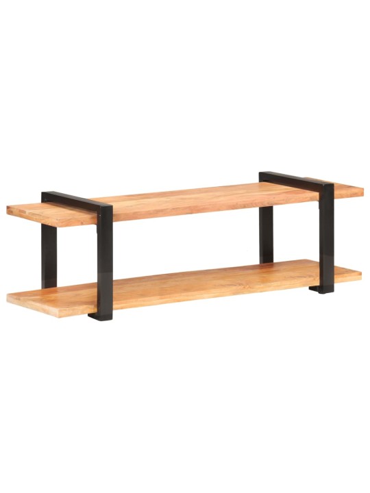 TV stolek 130 x 40 x 40 cm masivní akáciové dřevo