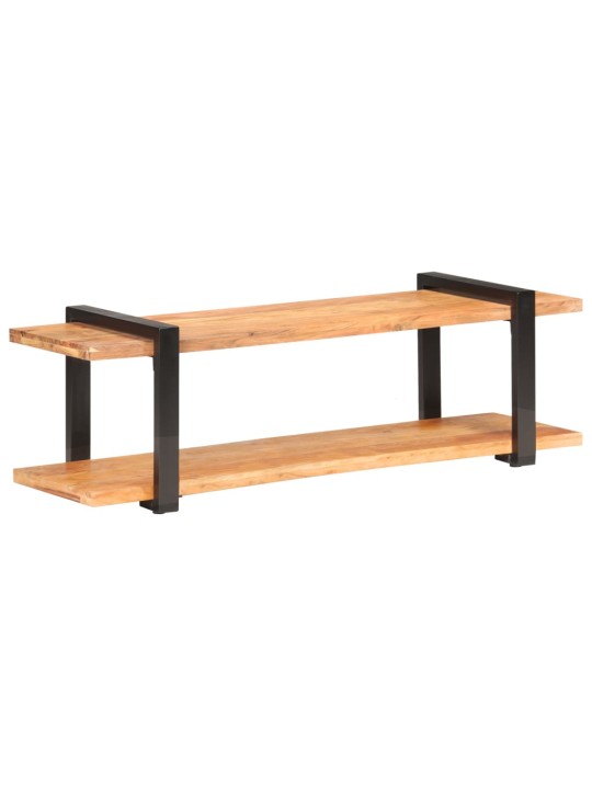 TV stolek 130 x 40 x 40 cm masivní akáciové dřevo
