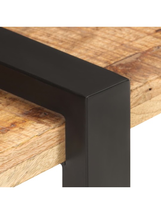TV stolek 160 x 40 x 40 cm masivní hrubé mangovníkové dřevo