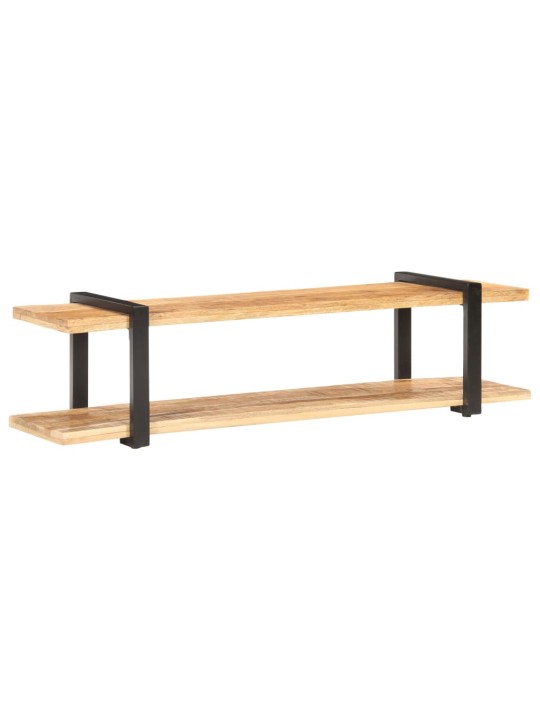 TV stolek 160 x 40 x 40 cm masivní hrubé mangovníkové dřevo