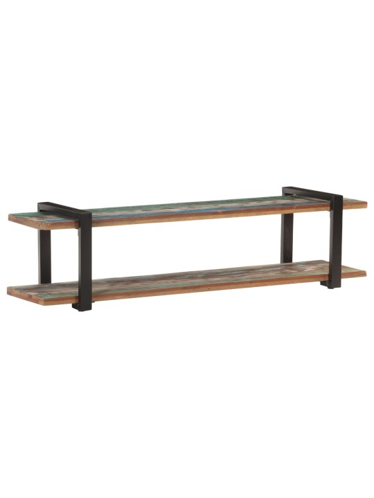TV stolek 160 x 40 x 40 cm masivní recyklované dřevo
