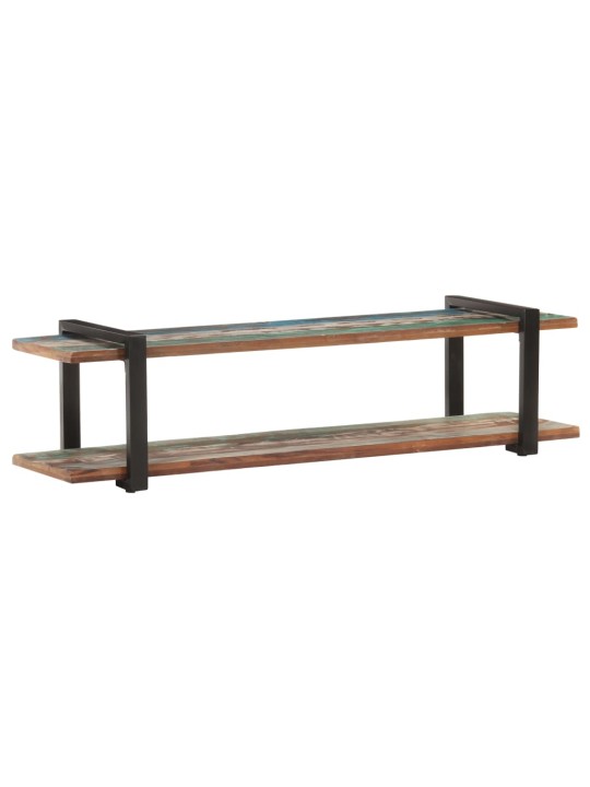 TV stolek 160 x 40 x 40 cm masivní recyklované dřevo