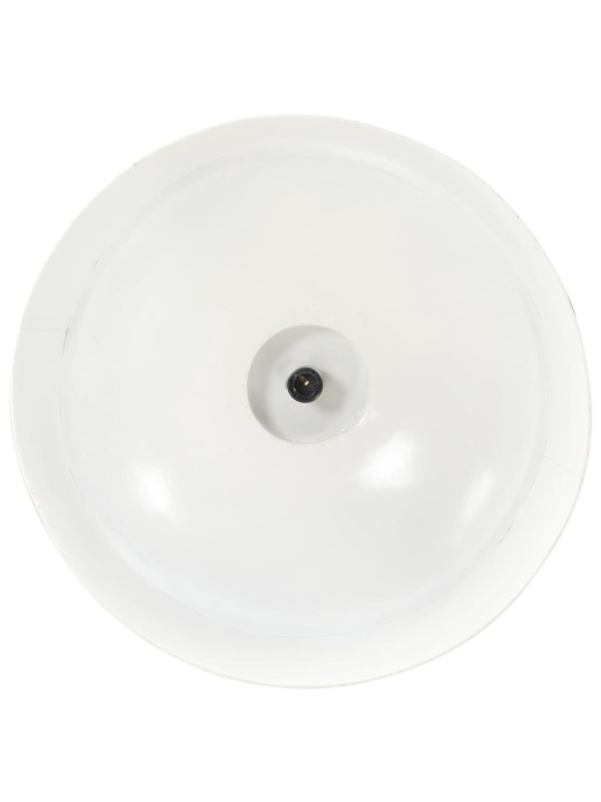 Industriální závěsné svítidlo 42 cm bílé E27