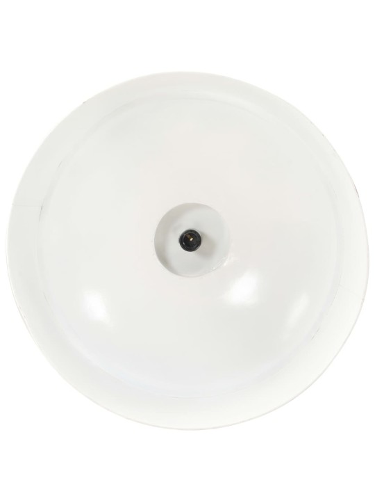 Industriální závěsné svítidlo 32 cm bílé e27