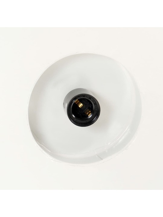 Industriální závěsné svítidlo 32 cm bílé e27