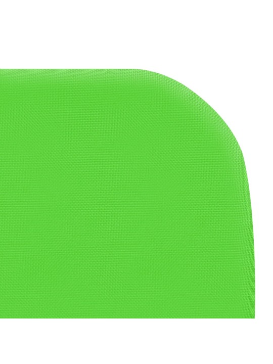 Skládací zahradní lehátka 2 ks ocel a textil zelená